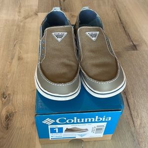 Columbia Youth Bahama PFG Loafers Sz 1
